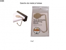 Gancho de metal p/ bolsas (3086)