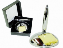 Suporte de mesa + Caneta + Bloco(3002B)