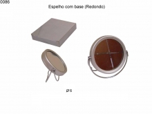 Espelho c/ base redondo (0086)