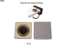 Gancho de metal p/ bolsas (3088)