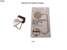 Gancho de metal p/ bolsas (3104)