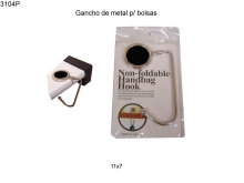 Gancho de metal p/ bolsas (3104P)