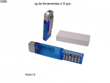 Jogo de ferramenta c/ 6 pçs (3085)