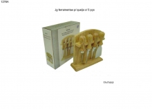 Jogo de ferramentas p/ queijo c/ 5 pçs