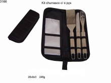 Kit churrasco c/ 4 pçs (3166)