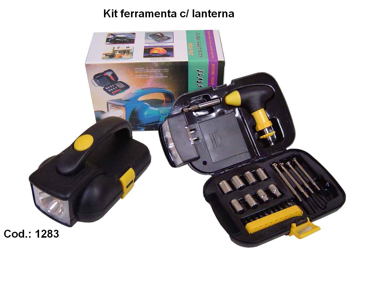 Kit ferramentas c/ lanterna (1283)