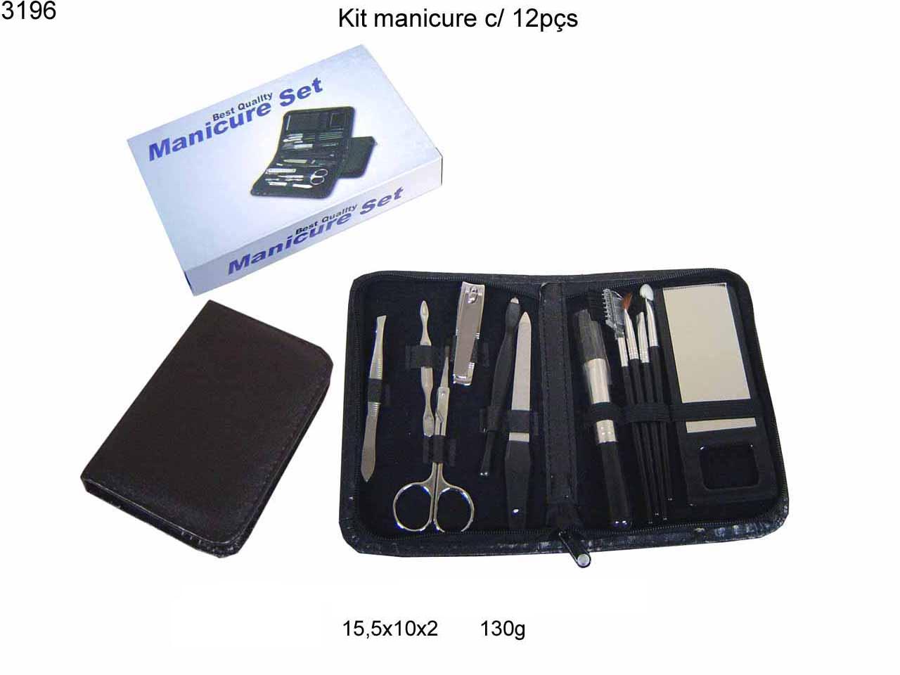 Kit manicure c/ 12  pcs (3196)