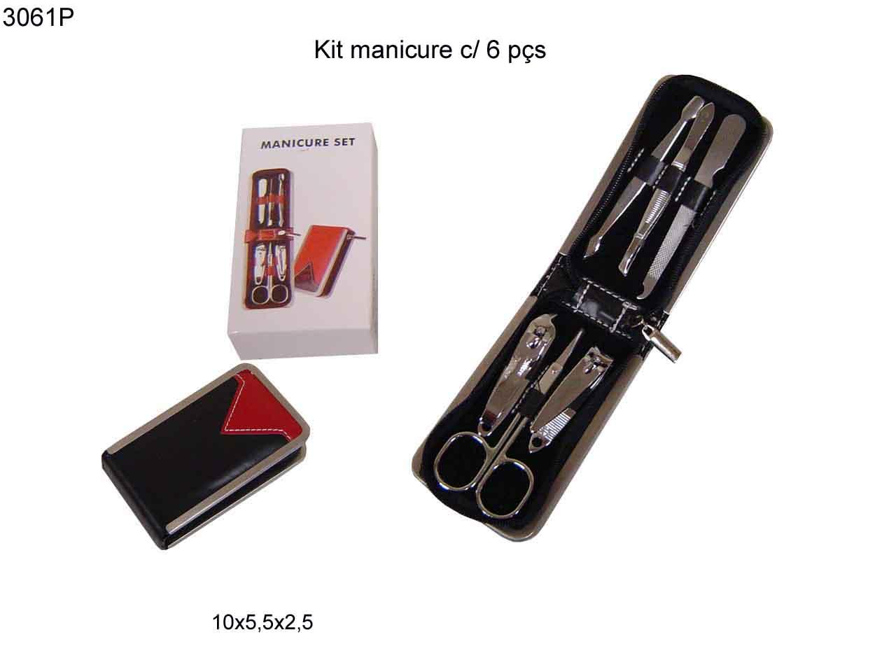 Kit manicure c/ 6 pcs (3061P)