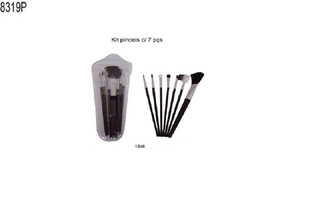 Kit pinceis 7 pçs (8319P)