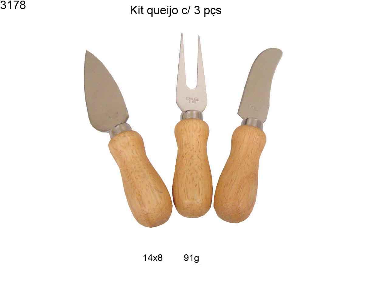Kit queijo c/ 3 pçs (3178)