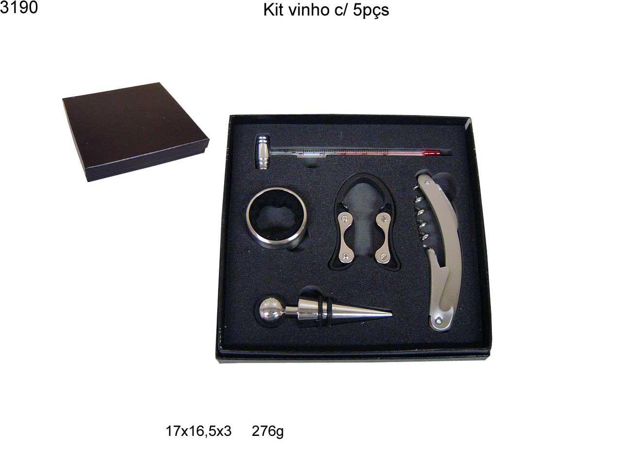 Kit vinho c/ 5 peças (3190)