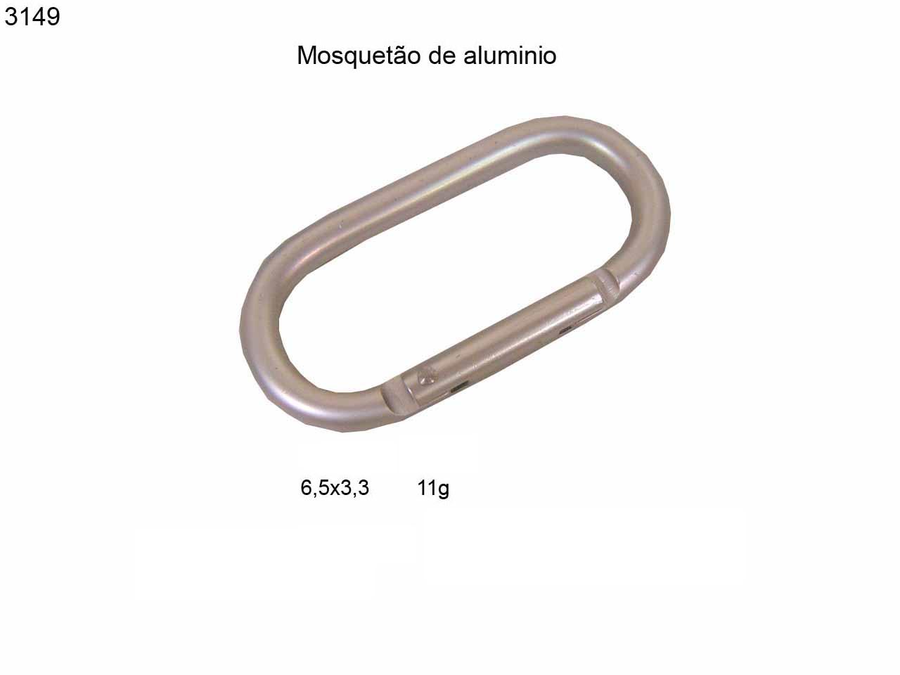 Mosquetao de aluminio (3149)