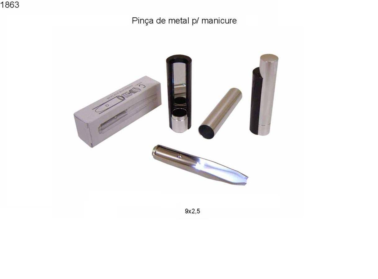 Pincel de metal p/ manicure (1863)