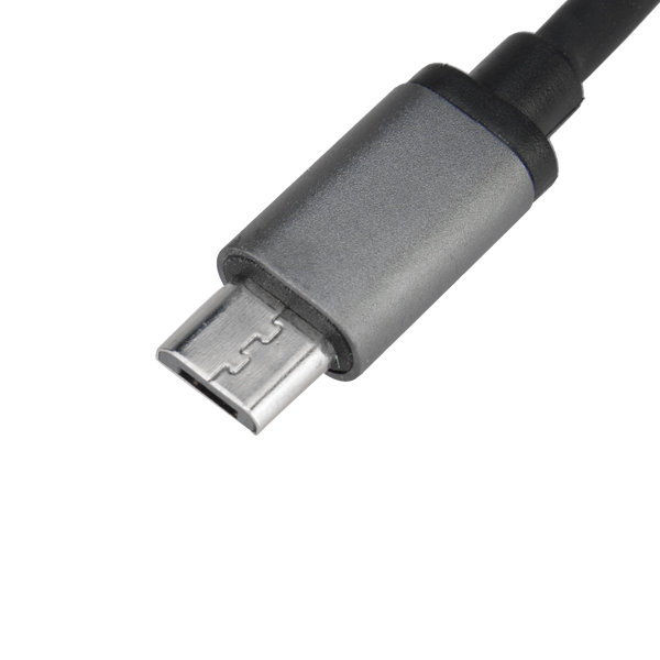 USB v8 aluminio 1m (FP37)