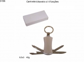 Canivete/chaveiro c/ 4 funçoes (3156)