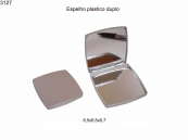 Espelho plastico duplo (3127)