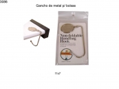 Gancho de metal p/ bolsas (3086)