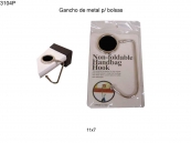 Gancho de metal p/ bolsas (3104P)