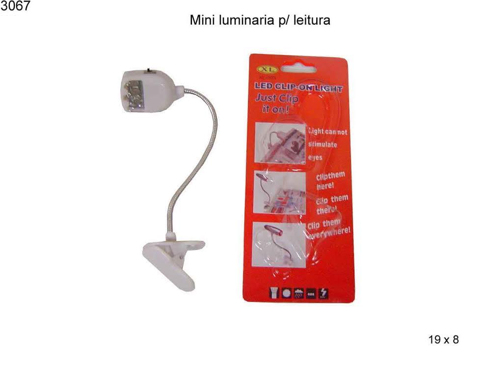 Mini luminária p leitura (3067)