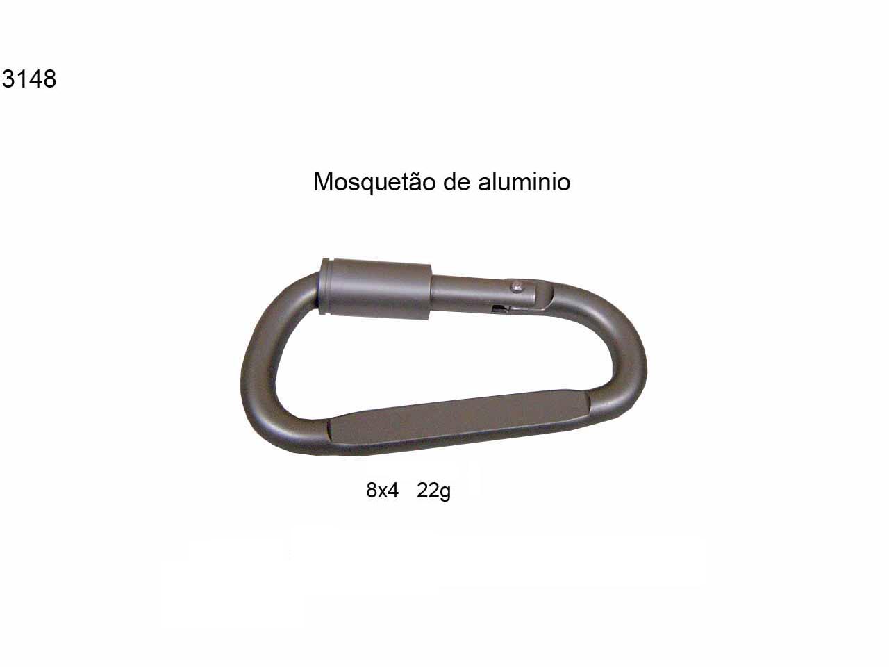 Mosquetao de aluminio (3148)