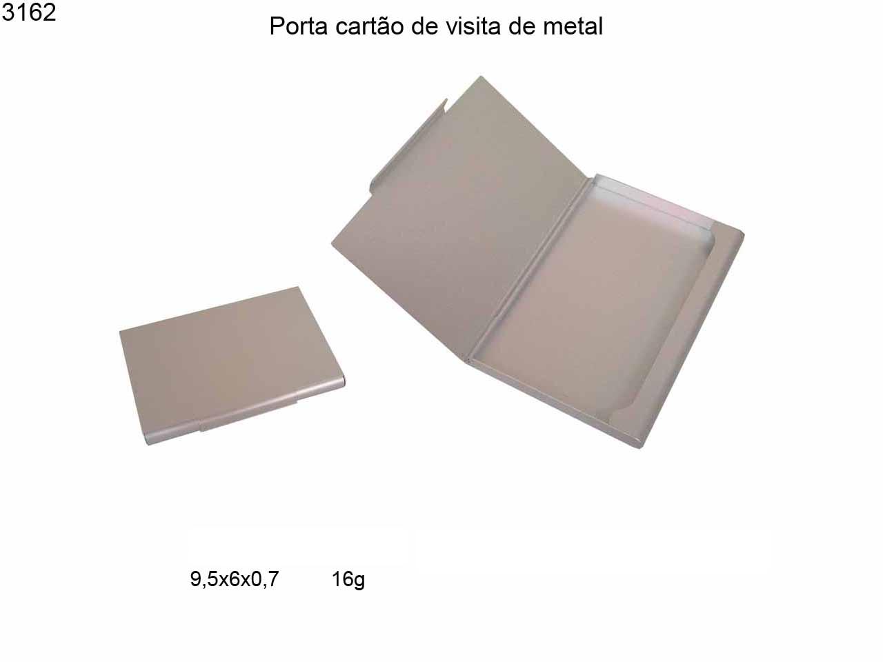 Porta cartao de visita de metal (3162)